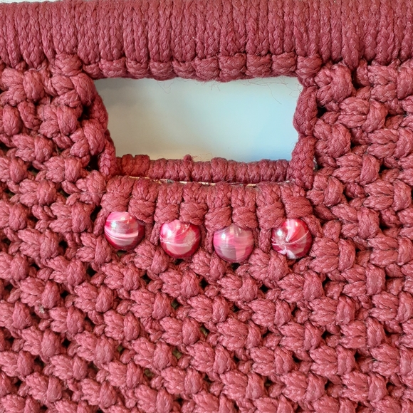 Handmade Knitted Baltimore Artisan Purse Bag - Picture 2 of 8